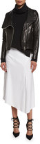 Thumbnail for your product : Veronica Beard Maverick Asymmetric Midi Skirt, White