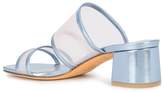 Thumbnail for your product : Maryam Nassir Zadeh sheer mesh panel sandals