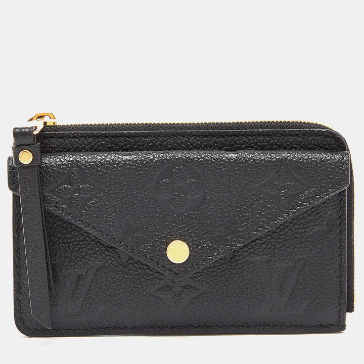 Card Holder Recto Verso - Luxury Monogram Empreinte Leather Black