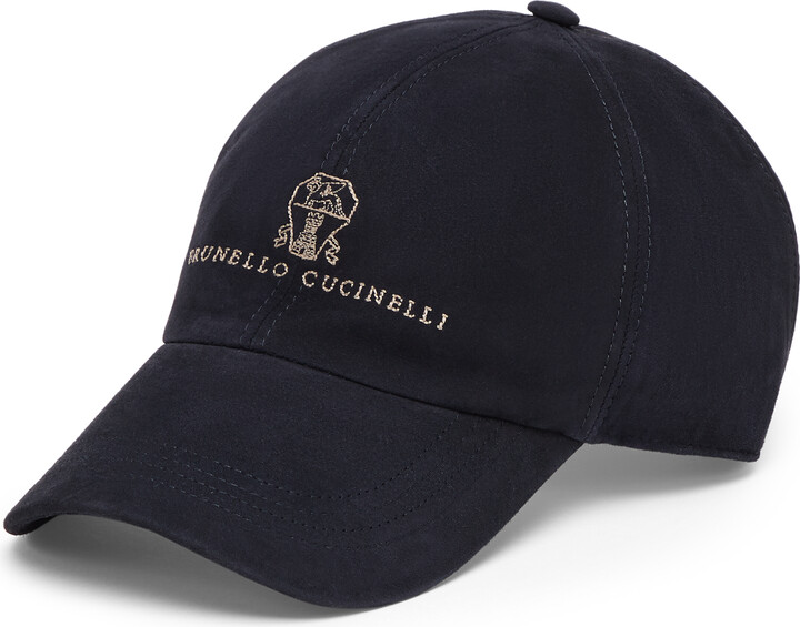 Brunello Cucinelli Baseball cap with embroidery