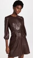 Thumbnail for your product : Shoshanna Broome Faux Leather Dress