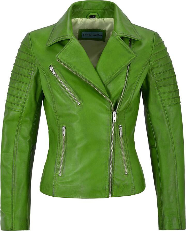 Smart Range JESSICA Fashion Designer Ladies Leather Jacket Soft Biker