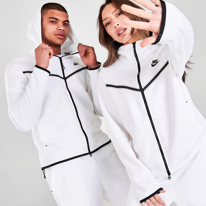 white nike hoodie mens