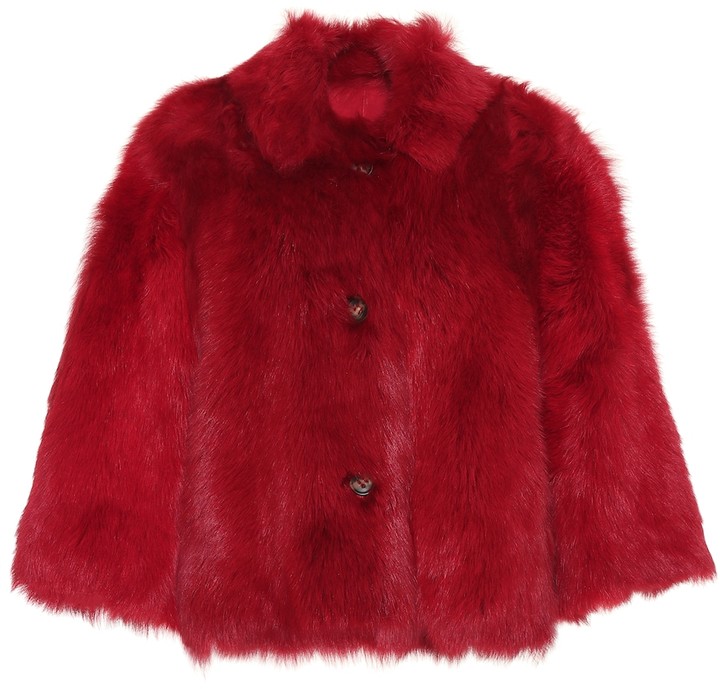 RED Valentino shearling jacket