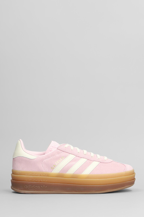 Gazelle Bold Sneakers In Rose-pink Suede