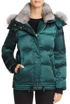 Thumbnail for your product : Andrew Marc Lillie Rabbit & Fox Fur Trim Down Coat - 100% Exclusive