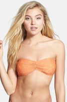 Thumbnail for your product : RVCA 'Cairo' Lace-Up Bandeau Bikini Top (Juniors)