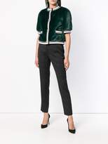 Thumbnail for your product : Dolce & Gabbana faux fur cropped jacket
