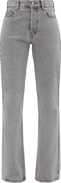 Grey 2W2M Denim Pants in Light Grey Womens Clothing Jeans Bootcut jeans 