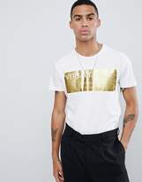 Thumbnail for your product : Versace Jeans t-shirt with gold logo print