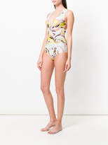 Thumbnail for your product : Emilio Pucci printed plunge swimsuit