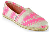 Thumbnail for your product : Toms Classics - Umbrella Striped Canvas Slip-on in Pink