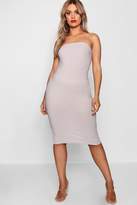 Thumbnail for your product : boohoo NEW Womens Plus Bandeau Fitted Midi Dress in Viscose