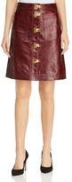 Thumbnail for your product : Tory Burch Bianca A-Line Leather Skirt
