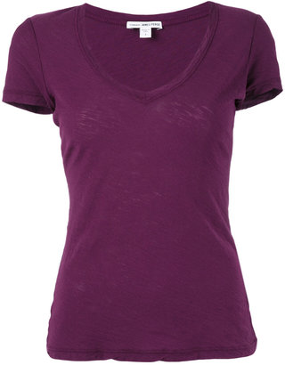 James Perse V-neck T-shirt - women - Cotton - 4