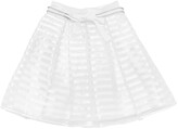 Thumbnail for your product : MISS GRANT Cotton Organza & Satin Skirt