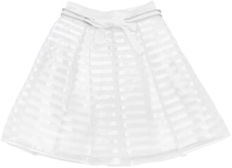 MISS GRANT Cotton Organza & Satin Skirt