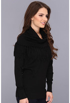 Thumbnail for your product : MICHAEL Michael Kors Fringe Cowl Neck Sweater