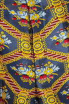 Thumbnail for your product : Gucci Jacquard Flared Pants - Yellow