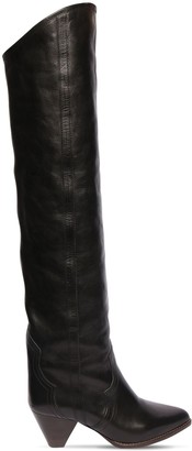 Isabel Marant 60mm Remko Leather Over-The-Knee Boots - ShopStyle