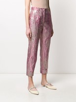 Thumbnail for your product : Dolce & Gabbana Metallic Jacquard Tailored Trousers