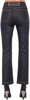 Thumbnail for your product : Fendi High Waist Cotton Denim Jeans