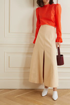 Thumbnail for your product : Beaufille Maiolino Ruffled Stretch-crepe Blouse