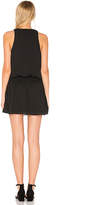 Thumbnail for your product : Krisa Smocked Surplice Mini Dress