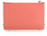Thumbnail for your product : Carven Leather Zip Clutch
