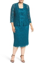 Thumbnail for your product : Alex Evenings Plus Size Women's Lace Dress & Jacket
