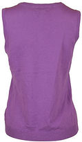 Thumbnail for your product : Lauren Ralph Lauren Womens Crew Sleeveless Shell Sweater $70 New