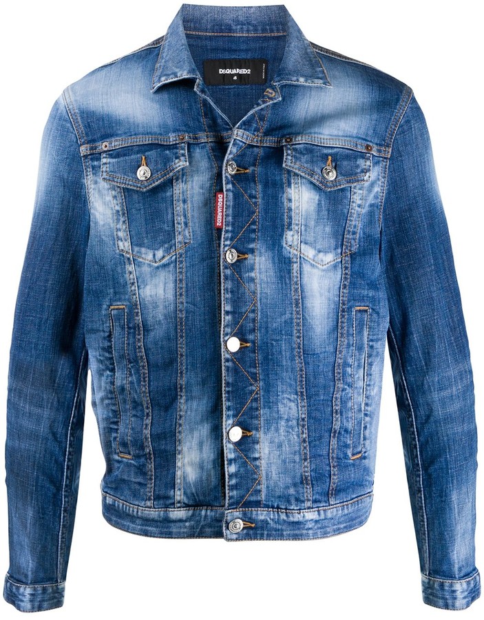 mens dsquared denim jacket