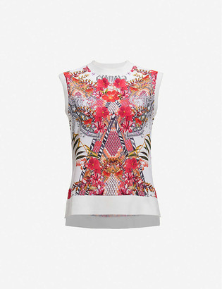 Ted Baker Tamarie Samba floral-print woven top