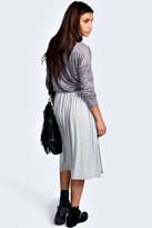 Thumbnail for your product : boohoo Casey Front Split Midi Skirt