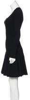 Thumbnail for your product : Alaia Long Sleeve Fit & Flare Dress