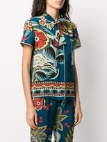 Thumbnail for your product : RED Valentino Graphic Print Short-Sleeve Shirt