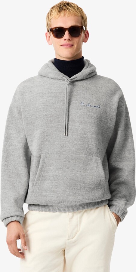 Lacoste Men's Embroidered Signature Hoodie