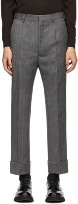 Prada Grey Wool Trousers