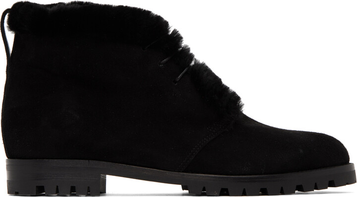 Manolo Blahnik Insopo Cream Calf Leather Ankle Boot