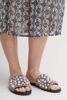 Thumbnail for your product : Sol Sana Embellished Faux-Fur Slides