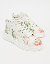 Thumbnail for your product : Fiorelli pippa high top sneaker in floral