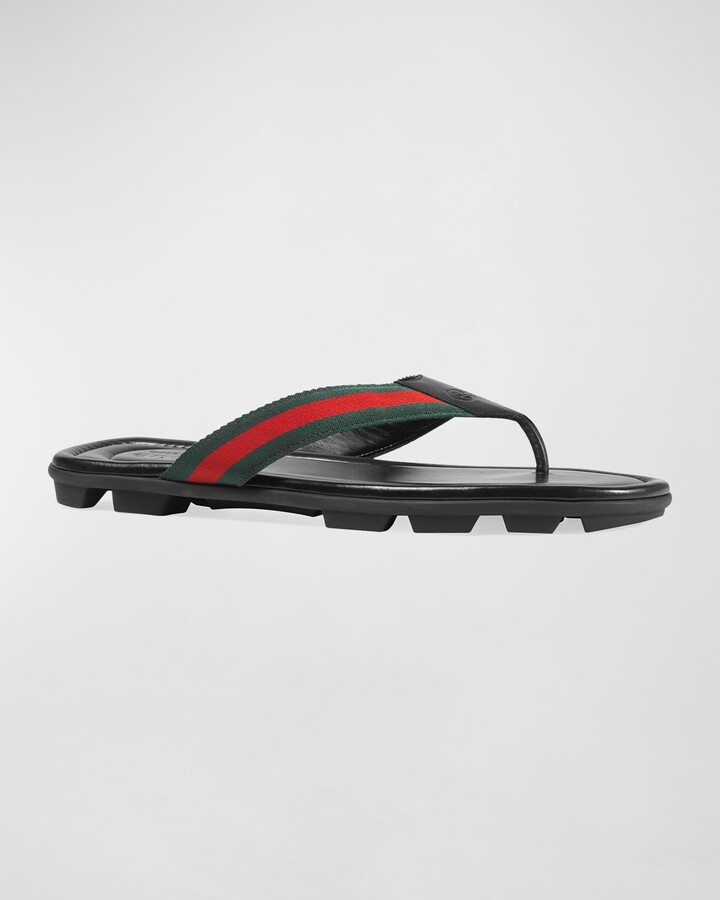 Gucci Thong Sandal in Gray for Men