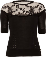 Thumbnail for your product : Temperley London Marnie Lace Yoke Top