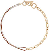 Thumbnail for your product : Justine Clenquet Silver & Gold Jean Choker