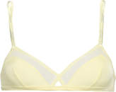 Thumbnail for your product : Calvin Klein Underwear Mesh-trimmed Stretch Triangle Bra