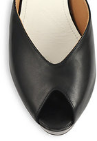 Thumbnail for your product : Maison Martin Margiela 7812 Maison Martin Margiela Leather Platform Sandals