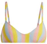 Thumbnail for your product : Solid & Striped The Rachel Striped Bandeau Bikini Top - Womens - Multi Stripe