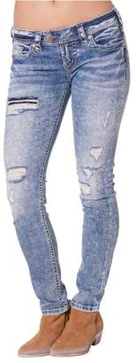 Silver Jeans Co. Distressed Skinny Jeans