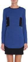 Thumbnail for your product : Tibi Houndstooth Long Sleeve Dress