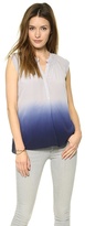 Thumbnail for your product : Rebecca Taylor Dip Dye Silk Top